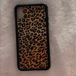 Leopard Wild Flower phone case